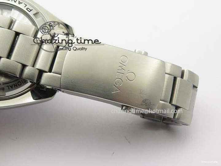 0308 Planet Ocean SS Bp Maker 45mm Black Bezel On SS Bracelet A OnTrend 8218